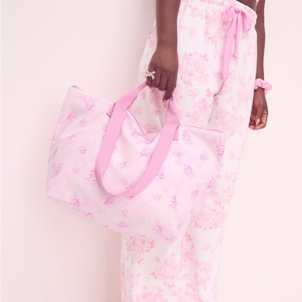 NWT LoveShackFancy VS Pink Tote Bag Limited Edition - Picture 5 of 8